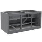 PawHut - Cage en Bois pour Hamster Cage pour Rat avec Glissière et Bac - Gris-Une excellente maison d’habitation et une aire d’exercice combinées