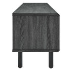 Modway Kurtis 60" TV Stand - Charcoal-Wood Legs