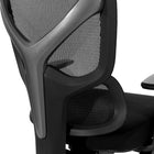 Pro-line II High Mesh Back And Fabric Seat Ergonomic Chair - Black-Self adjusting 4-to-1 synchro tilt, backrest lock and anti-kickback