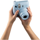 FujiFilm Instax Mini 12 Instant Camera - Pastel Blue-Close-up mode with adjustable viewfinder
