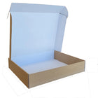 Eddie's - Boîtes d'expedition en carton ondule - 12 po L x 9 po l x 2,40 po H - Kraft - Paquet de 50-50/Paquet