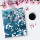Blueline 2027 Weekly Planner Appointment Book with Twin-Wire Binding - 10-3/4" x 8-1/2" - Cherry Blossoms - Bilingual-Tear-off corners