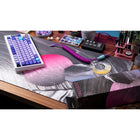 ONEofZERO Grand sous main premium - antidérapant fond en caoutchouc -  Anomalies Echo-Dimensions : 35,4" L x 15,7" l x 0,15" H 