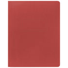 Staples Report Cover - Letter Size - Red-Features a 3 prong clasp to hold paper in place