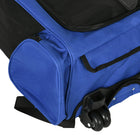 PawHut - Sac à dos caisse de transport 2-en-1 pour chats et chiens avec poignée et roues - Bleu-Tissu Oxford 600D avec revêtement PVC résistant à l'eau