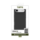 TUFF8 GlideAir Mag Rugged Case for iPhone 17 Air - Black-Microfiber Texture Interior:Lined with ultra-fine microfiber fabric, the interior provides soft, scratch-resistant protection