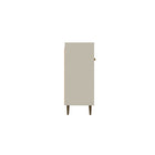 Manhattan Comfort Bradley 53.54" Mid-Century Modern Buffet Stand - Off White-Home Assembly Required. All Hardware Included