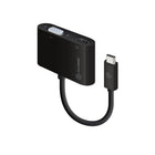 ALOGIC - Adaptateur USB-C vers HDMI VGA 2 en 1 - Mâle vers 2 femelles - Série Premium-Connexion d'une source USB-C à un écran HDMI ou VGA