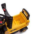 Freddo CAT Excavator Foot to Floor Kids Ride- On - Yellow-Under-Seat Storage: Convenient storage for toys and treasures