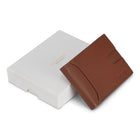 Champs Onyx Leather Access Bi-Fold Wallet - Brown-3 slot pockets