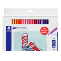 Staedtler Ultra Washable Marker - Assorted - 48 Pack-Perfect for school art