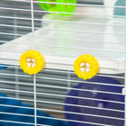 PawHut 31" Large Hamster Cage with Tunnel Tube System - Blue-Color: Blue, white