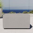 Modway Saybrook Outdoor Patio Upholstered Sectional Sofa Ottoman - Grey-All-Weather Cushions