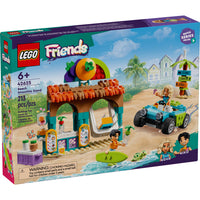 LEGO Friends Beach Smoothie Stand - 213 Pieces-Beach Smoothie Stand play food set for kids aged 6+ with 2 mini-dolls