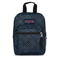 Jansport Big Break Lunch Bag - 8 L - Team Stripes -External zippered pocket for utensils, napkins, or other small items