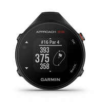 Garmin Approach G12 GPS Golfing Range Finder - Black-Mount the compact GPS golf rangefinder anywhere using the built-in clip and lanyard loop