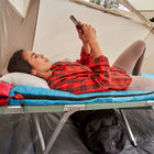 Coleman Flatlands 40 °F Sleeping Bag - Blue-Handy interior pocket keeps small items like keys and cell phones close at hand