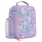 Jump Lunch Bag with 2 Containers - Purple-Padded grab handle