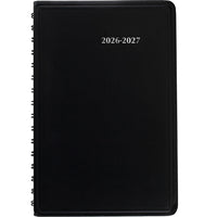 Staples 2026-2027 Weekly/Monthly Academic Planner - 8-1/2" H x 5-1/2" W - Blue - Bilingual-14 months: July 2026 - August 2027