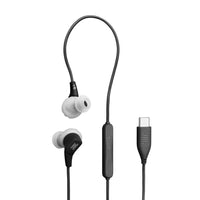 JBL Endurance Run 3 USB-C Wired Sport Headphones - Black / Gray-FlipHook technology for versatile wearing style