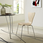 Modway Ernie Dining Side Chair - Natural-Stackable
