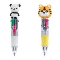 Merangue Mini Multi-Colour Animal Pens - 2 Pack-Multi-colour pen with easy-to-use color switching mechanism