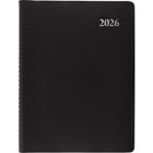 Staples 2026 Weekly/Monthly Planner - 11" H x 8" W - Assorted Colours - Bilingual-Weekly: one week per two-page spread, and notes section on top right page, monthly: one month per two-page spread with past/present/future month reference, block format, and notes section on side