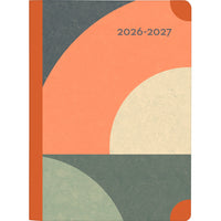 W.Maxwell 2026-27 Memo Weekly Planner - 7.25" W x 9.75" H - Geo-August 2026 to July 2027