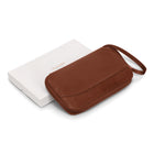 Champs - Collection Onyx Étui à passeport en cuir - Brun-4 pochettes pour documents