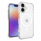 Blu Element DropZone Rugged Compatible with MagSafe Case for iPhone 17 - Clear-Reinforced AirPockets shock absorbing corners