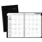 AT-A-GLANCE - Agenda mensuel Premiere 2026 - 11 7/8 po H x 7 7/8 po l - noir - bilingue-Couverture rigide noire