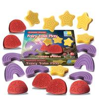 Yellow Door Scenery Stones Fairy Tale Play 18-Piece Set-Children will enjoy inventing stories filled with magical toadstools, arching rainbows, and glistening stars.