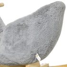 Qaba - Cheval à bascule bébé design koala en peluche - gris-Couleur : Gris 