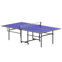 Soozier Full Size Ping Pong Table Set-Full size tennis table, suitable for both professionals and amateurs