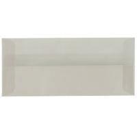 JAM Paper Enveloppes nº 10 (4,13 x 9,5 po) en papier vélin translucide, platine, boîte de 500-Type de produit : enveloppe translucide