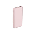 Evry - Chargeur portable à trois sorties USB de 10 000 mAh - Rose-3 recharges complètes pour les téléphones intelligents