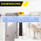 Gritt Commercial 18" Heavy-Duty Swivel Window Washer - 12 Pack-Great for heavy-duty window cleaning