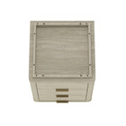 Manhattan Comfort Evelyn 20" Modern 3-Drawer Nightstand 2-Piece Set - Natural-30 Day Limited Manufacturer's Warranty