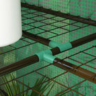 Outsunny Lean-to Mini Greenhouse with 3 Tier Shelves - Green- Three-tier six wire shelves to organize your plants
 