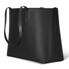 Champs - Onyx Sac Ouvert en Cuir - Noir-Compartiment pour ordinateur portable