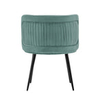 Manhattan Comfort - Lot de 2 chaises de salle à manger modernes Kaya 58 cm, revêtement en velours vert menthe-Assemblage à domicile requis Tout le matériel inclus