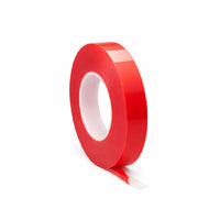 Futech PET Double-sided Tape - 20mm W x 50m L - Clear-Strong, reliable double-sided adhesion for mounting, securing, and joining materials without visible fasteners.