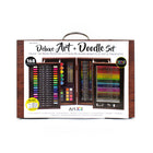 Art 101 Deluxe Art & Doodle Wood - 168 Piece Art Set-Art 101's 168 Piece Deluxe Art and Doodle Set is the ultimate collection of creative tools for beginner or advanced artists