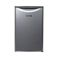 Danby 4.4 cu. ft. Contemporary Classic Compact Fridge - Black/Iridium Silver-Energy Star compliant, energy-efficient to help you save money without sacrificing performance