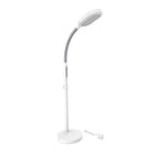 Verilux - Lampe sur pied HappyLight Duo 2 en 1 : luminothérapie et lampe de travail-Imitant la lumière naturelle, ce lampadaire est sans scintillement et équipé d'une lentille Optix pour contrôler l'éblouissement, contribuant ainsi à réduire la fatigue oculaire.