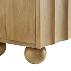 Modway Sorren Scalloped 71" Wood TV Stand - Natural-8