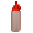 General Supply Goods + Co - Bouteille en Tritan avec poignée - 64 oz - Rose-Couvercle vissable avec bouton de verrouillage pour prévenir les déversements