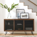 Modway Nomad 59" Sideboard - Walnut-Sliding Mesh Doors