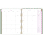 Cambridge Cherrywood Lane 2026-27 Weekly/Monthly Planner - 11"x 9" - Piper Stripe - Bilingual-Durable poly cover