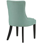Modway Regent Fabric Dining Side Chair - Laguna - 2 Pack-Elegant Tapered Legs